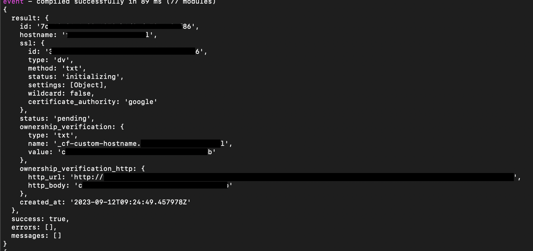 Is there a way to setup a cron job for cloudflare worker via an api