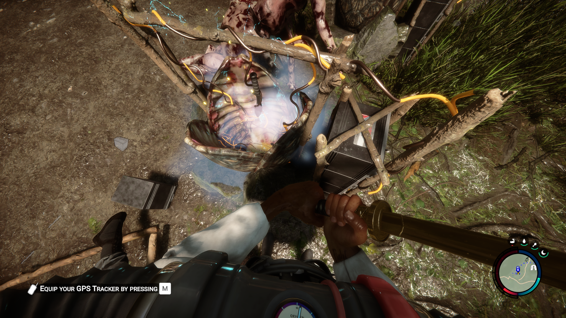 Oh no im not the one who got shot sons of the forest