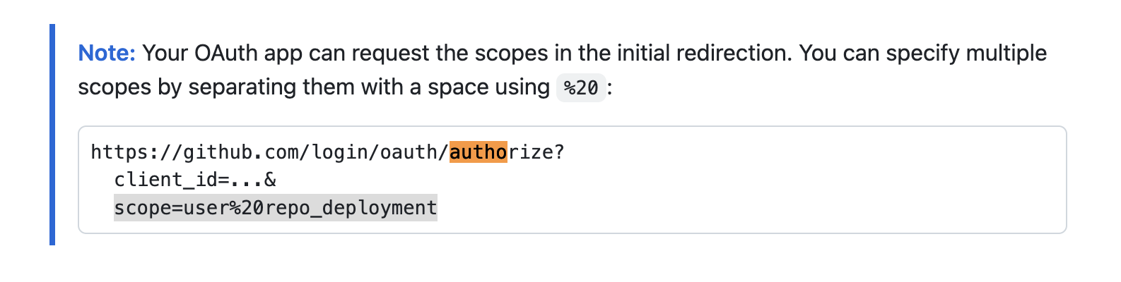 Oauth github custom query paramaters - Supabase