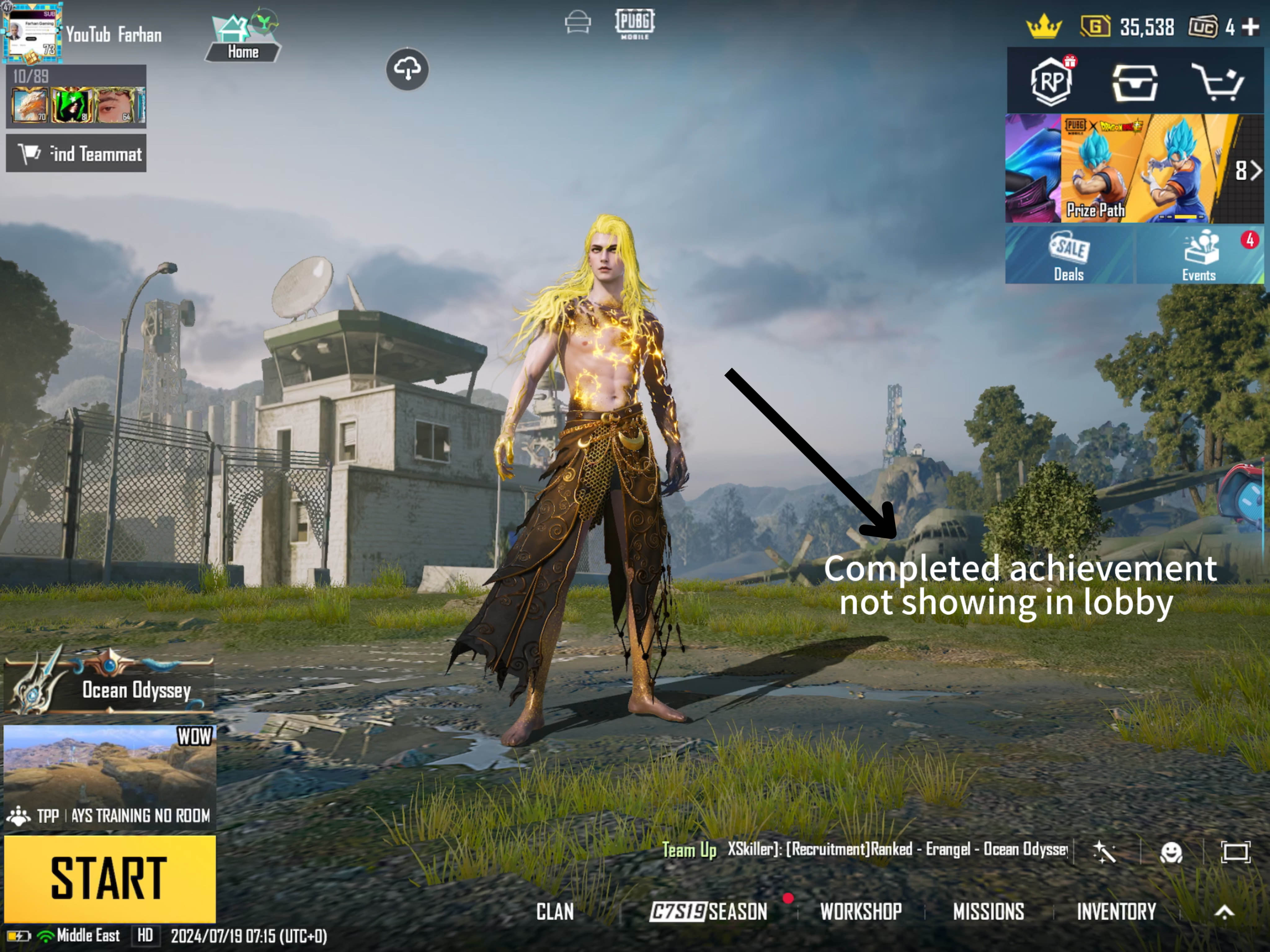 Achievement PUBG MOBILE