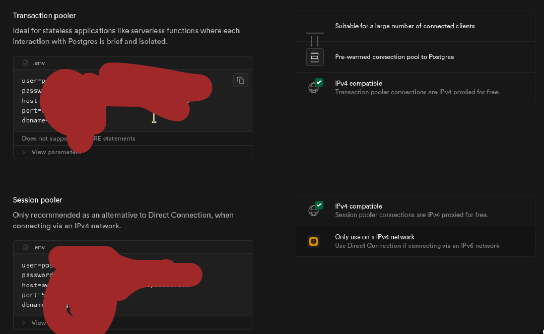 cant connect to db (python tortoise-orm) - Supabase