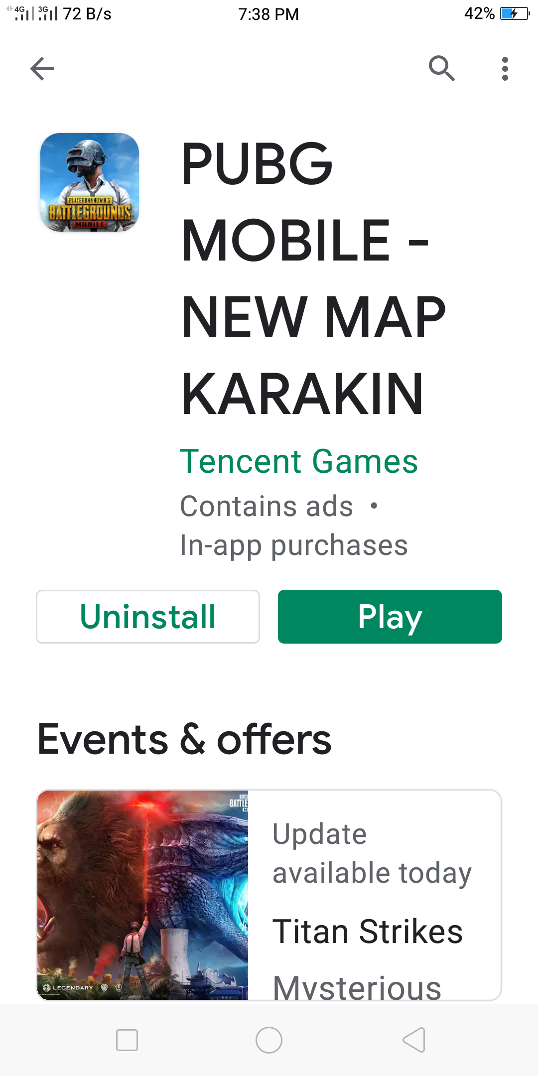 Please update your game through your play/app store, @Ando. - PUBG MOBILE