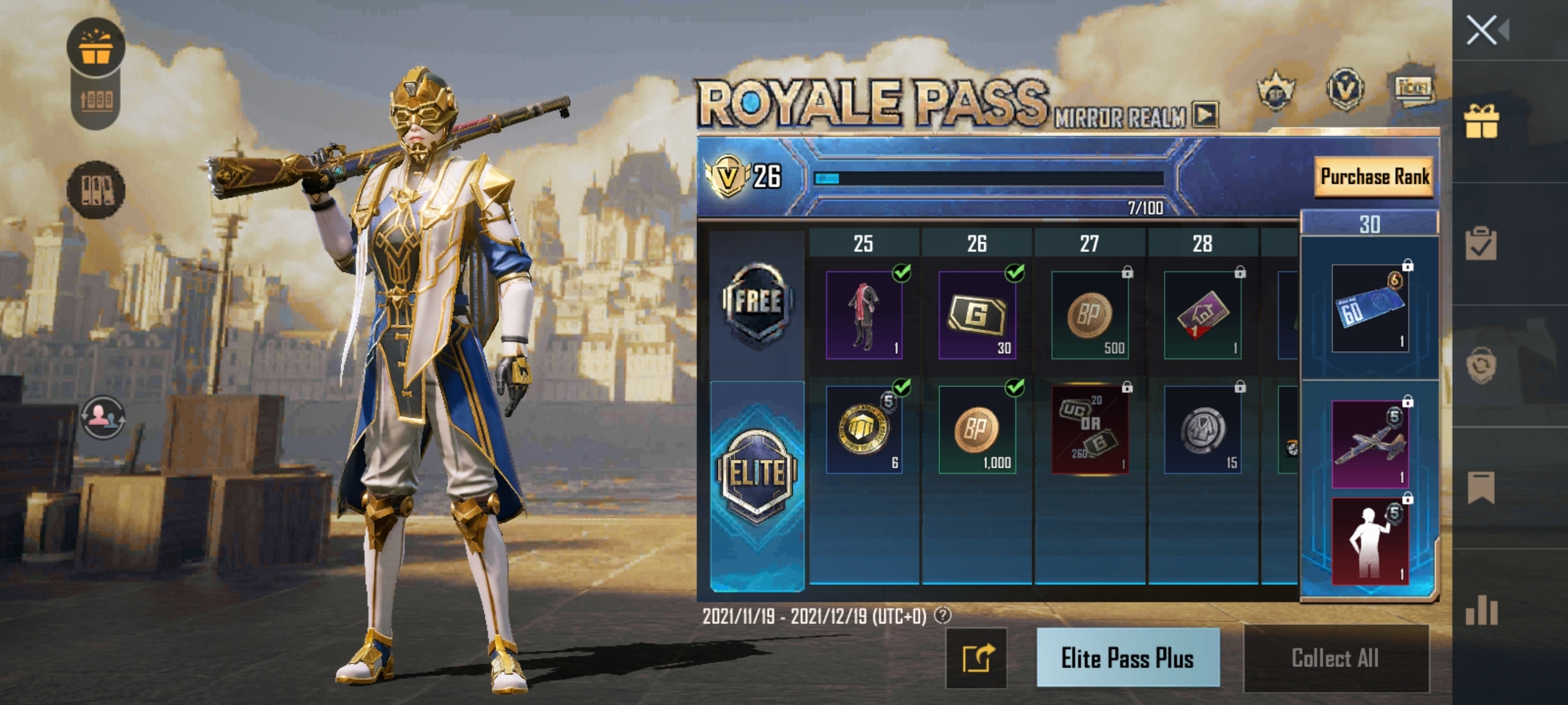 Purchase rp activity point but after complete 1000 point not get 1000 ...