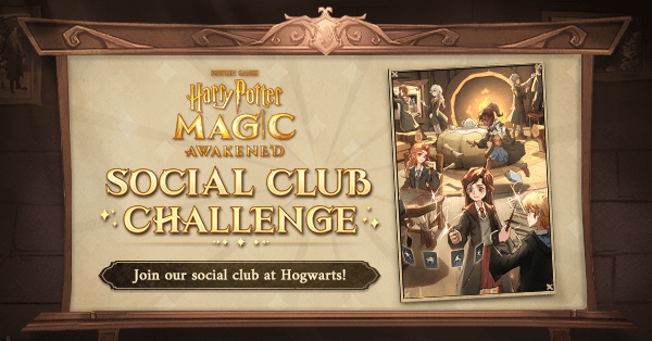 Join our social club at Hogwarts!