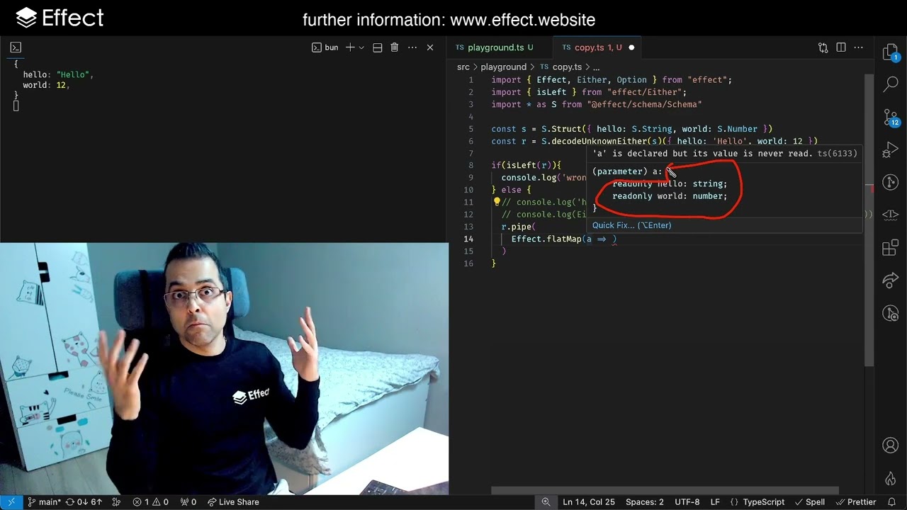 Schema Decoding Approaching Steps with Effect TS  [American Sign La...
