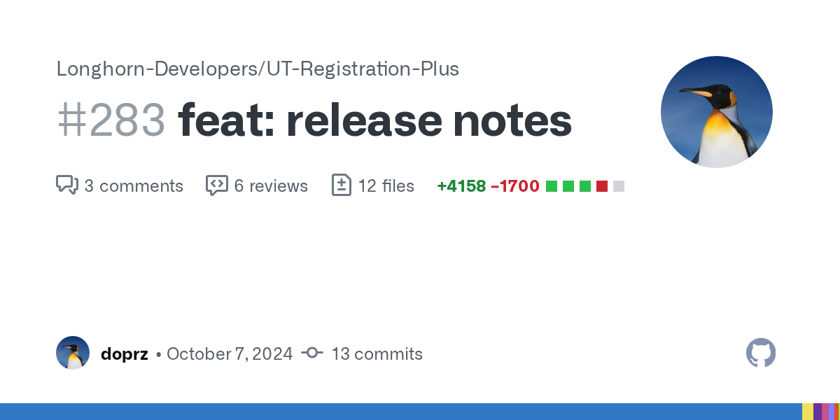 feat: release notes by doprz · Pull Request #283 · Longhorn-Develop...