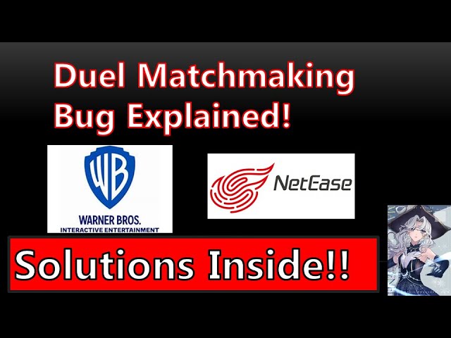 【Kang】Duel Matchmaking Bug Explained! Solutions Inside! Find Oppone...