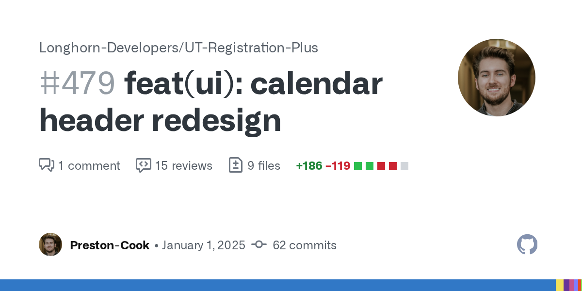 feat(ui): calendar header redesign (WIP) by Preston-Cook · Pull Req...