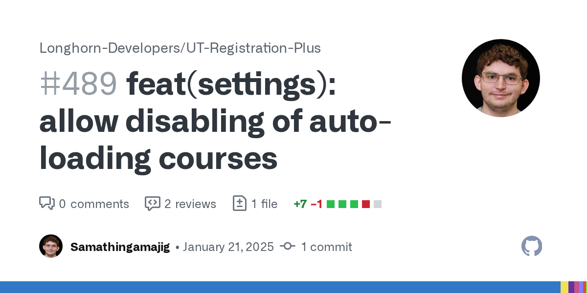 feat(settings): allow disabling of auto-loading courses by Samathin...