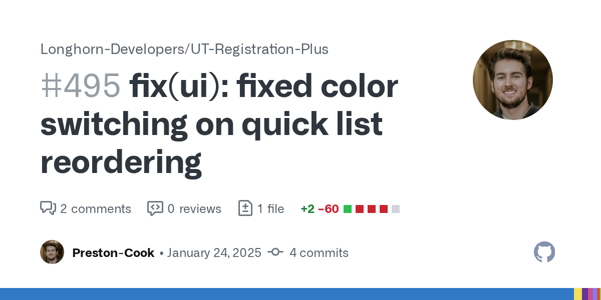 fix(ui): fixed color switching on quick list reordering by Preston-...