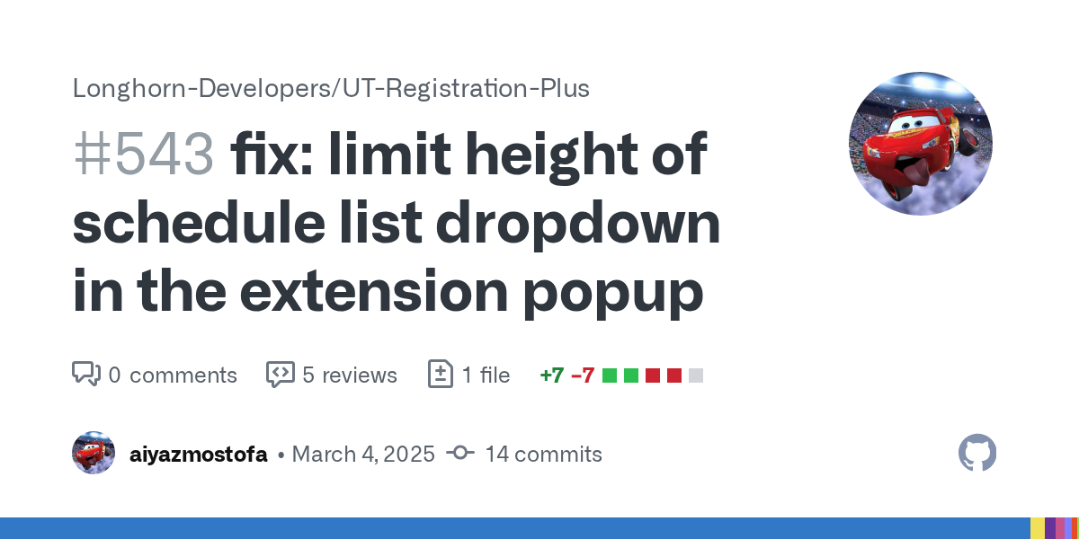 fix: limit height of schedule list dropdown in the extension popup ...