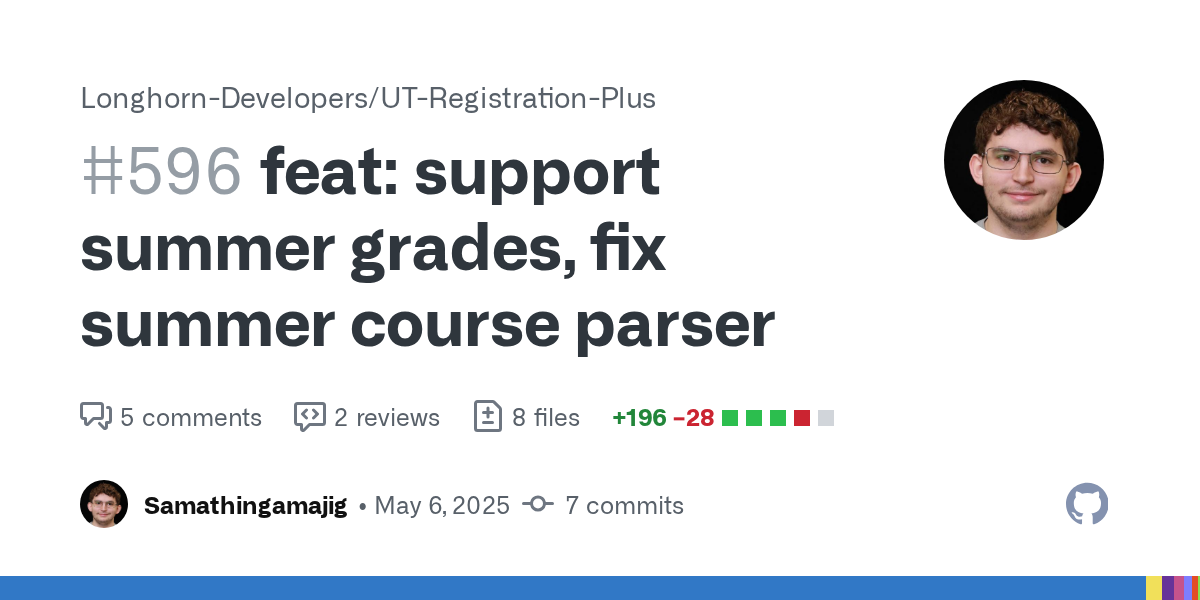 feat: support summer grades, fix summer course parser by Samathinga...