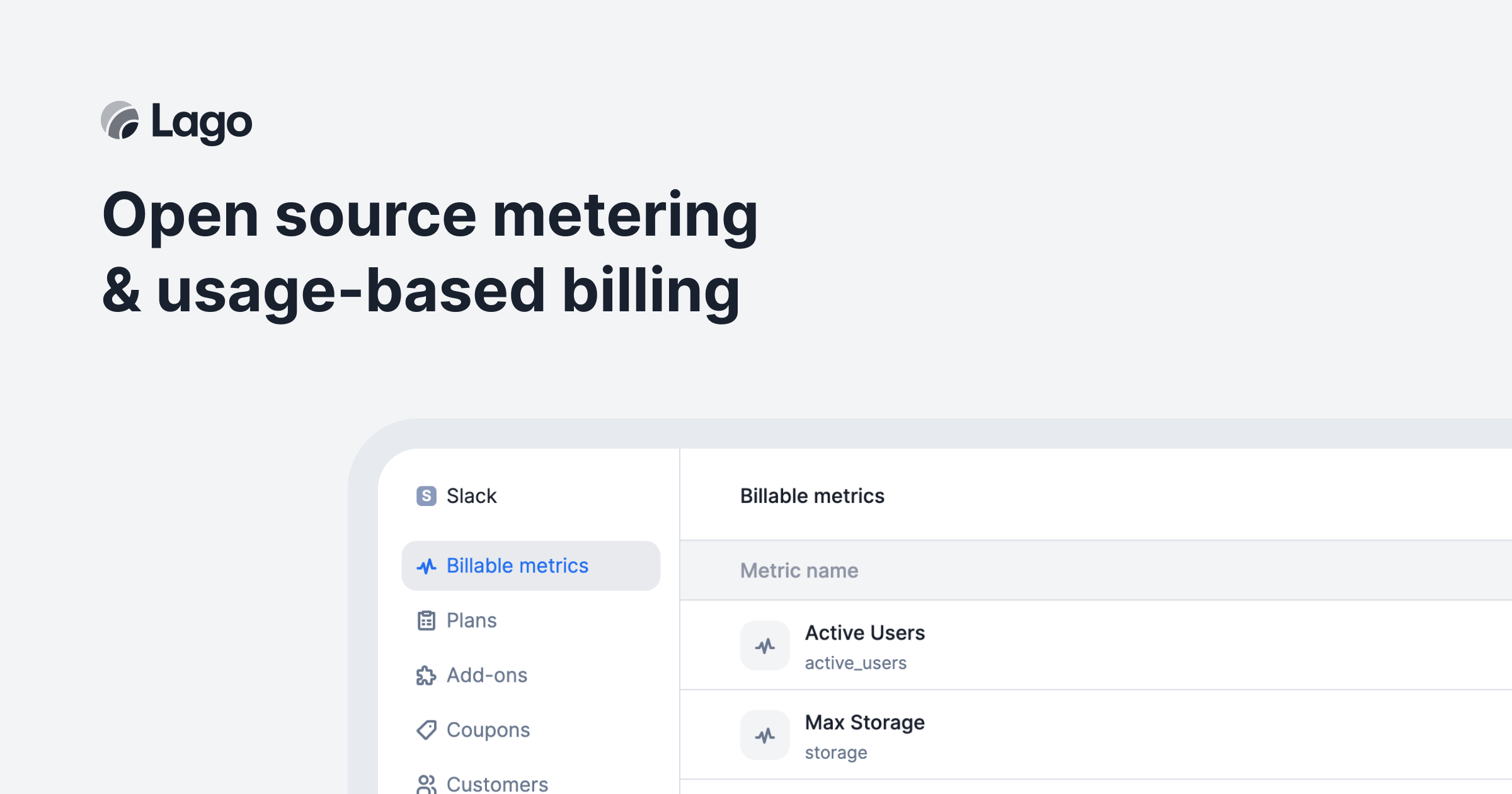 Lago - Metering & Usage-Based Billing for Software Pricing and Mone...