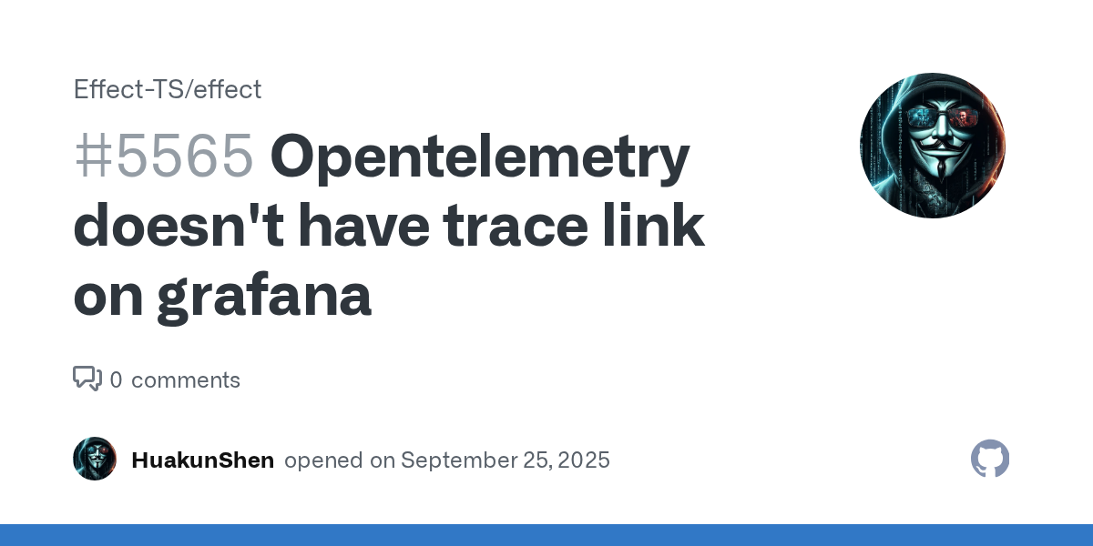 Opentelemetry doesn't have trace link on grafana · Issue #5565 · ...