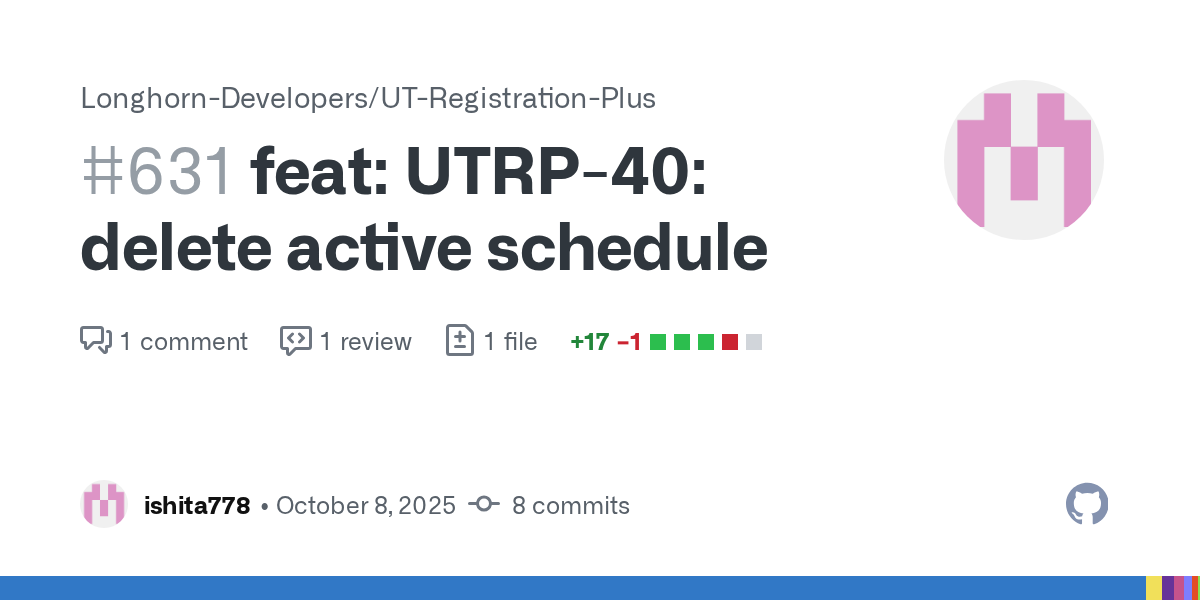 feat: UTRP-40: delete active schedule by ishita778 · Pull Request ...