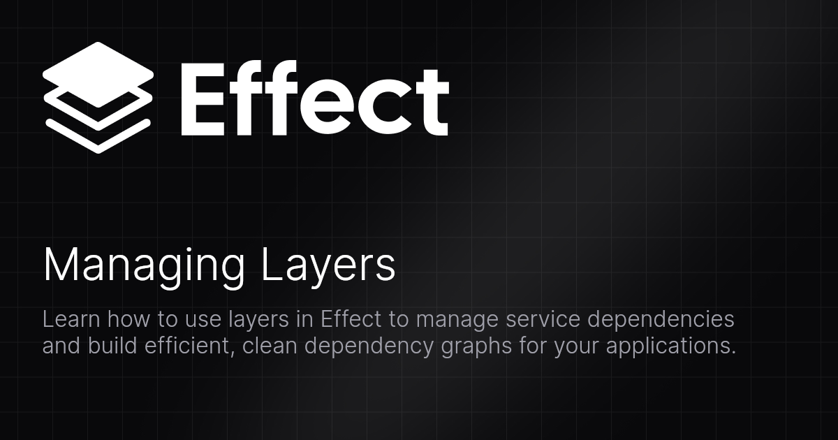 Managing Layers