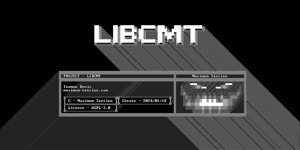 GitHub - TeomanDeniz/LIBCMT: LIBCMT - A group of tools that you can...