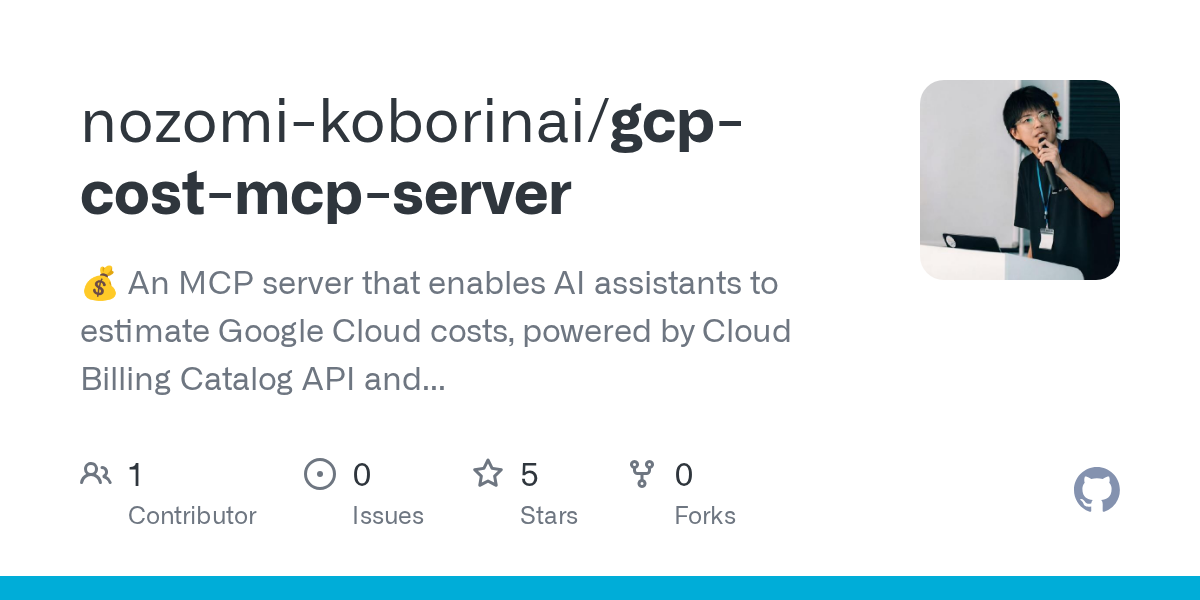 GitHub - nozomi-koborinai/gcp-cost-mcp-server: 💰 An MCP server t...