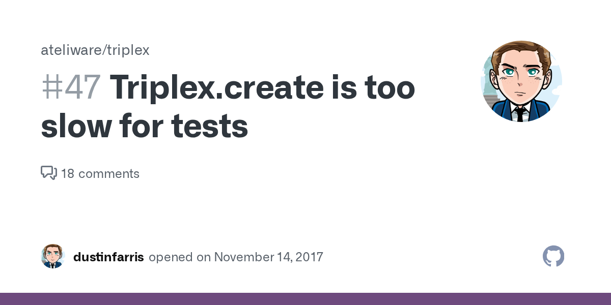 Triplex.create is too slow for tests · Issue #47 · ateliware/triplex