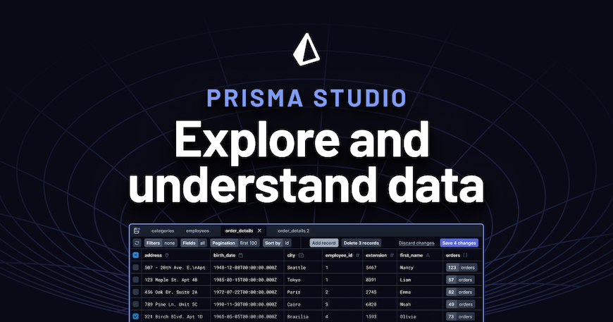 Prisma Studio | Next-generation ORM for Node.js and TypeScript