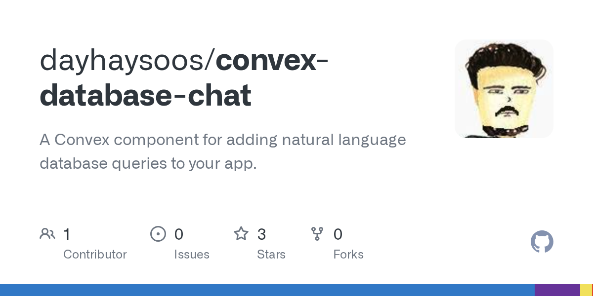 GitHub - dayhaysoos/convex-database-chat: A Convex component for ad...