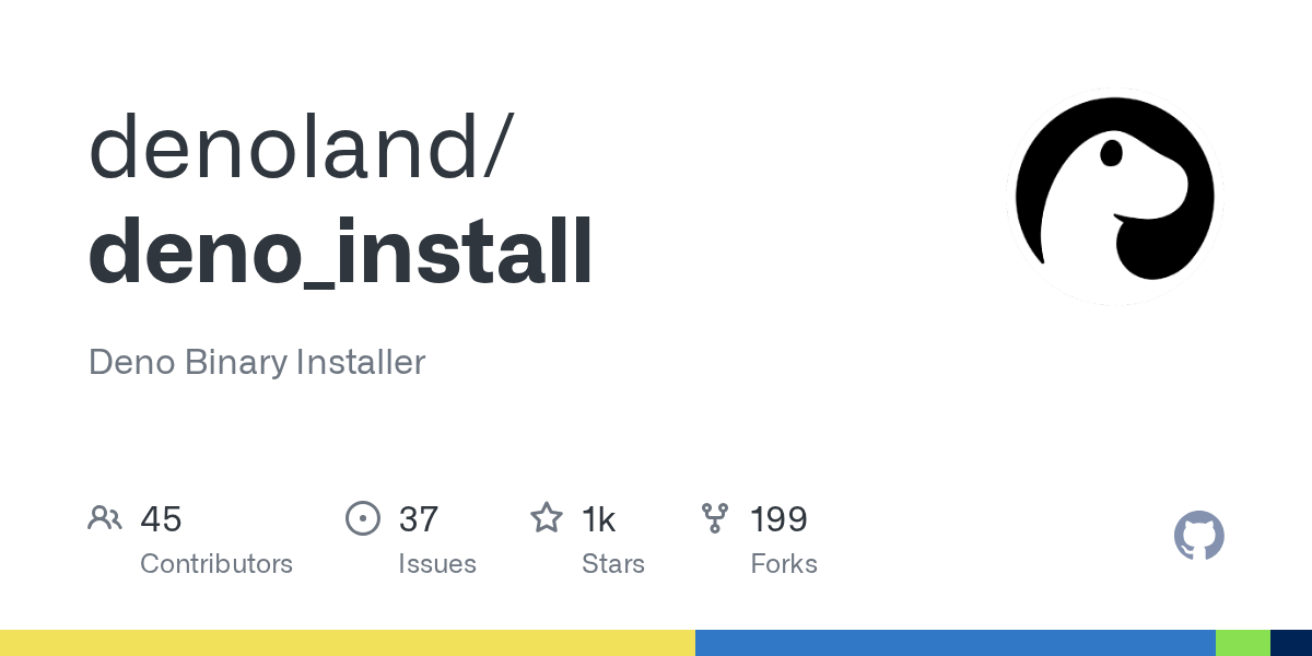 GitHub - denoland/deno_install: Deno Binary Installer