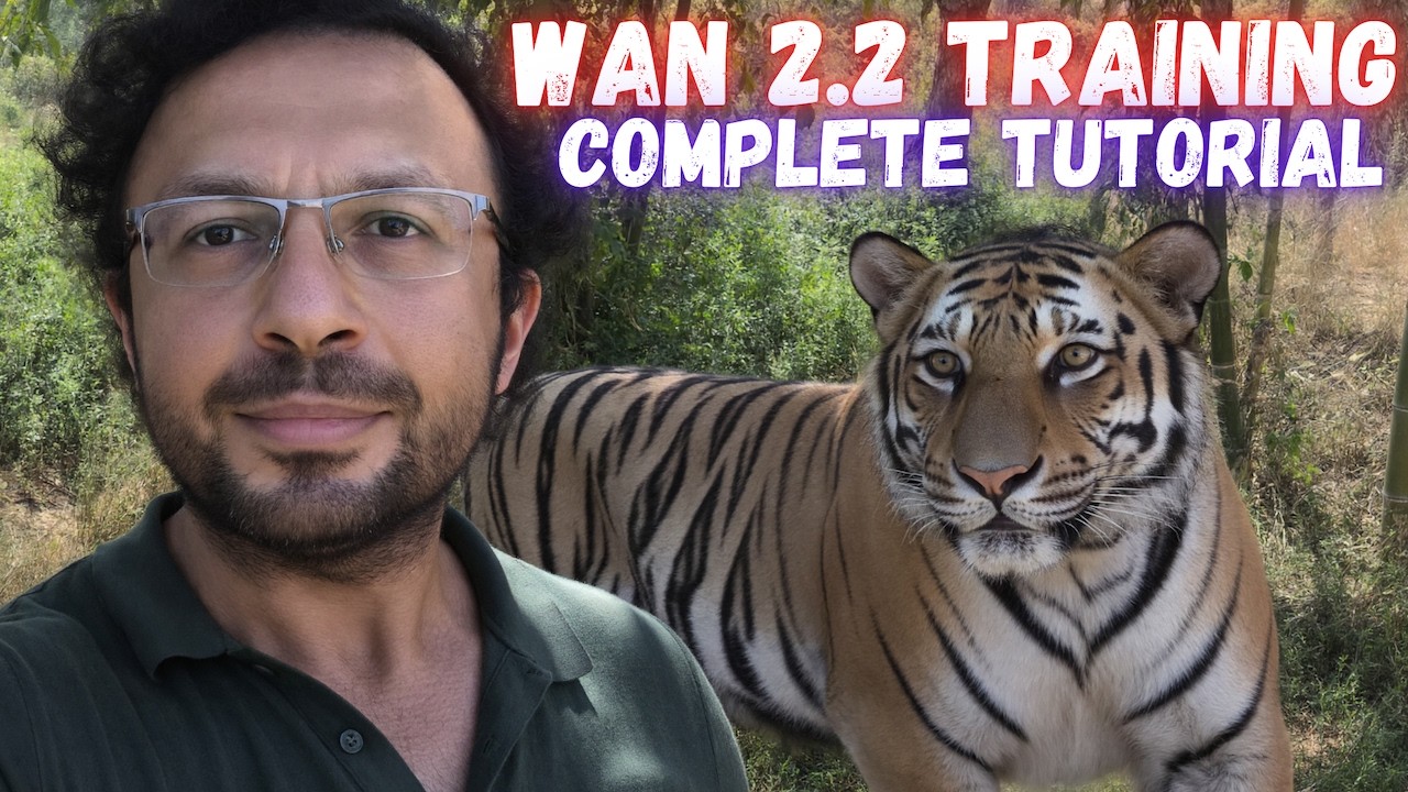 Wan 2.2 Complete Training Tutorial - Text to Image, Text to Video, ...