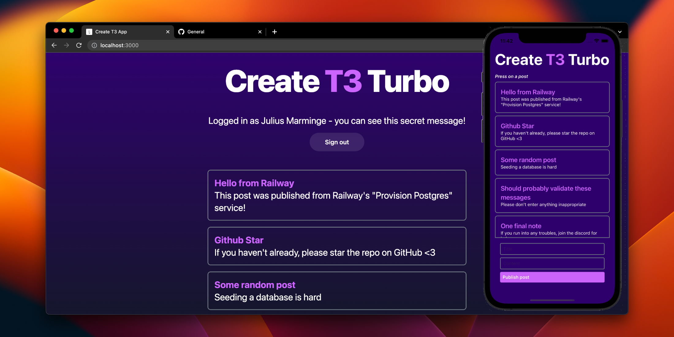 GitHub - t3-oss/create-t3-turbo: Clean and simple starter repo usin...