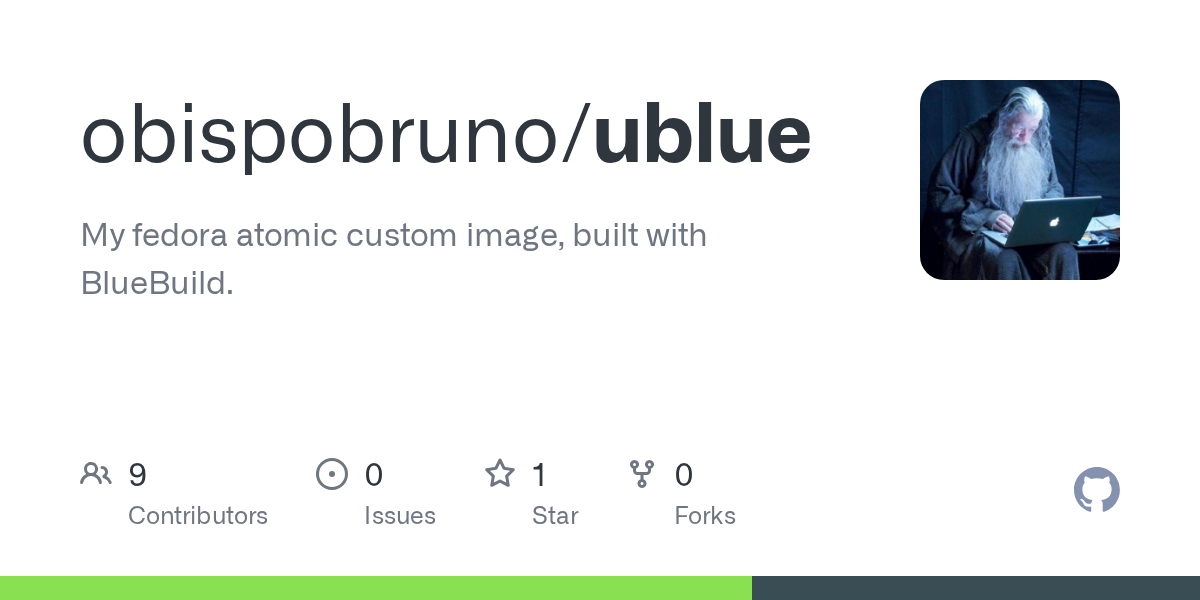 GitHub - obispobruno/ublue: My fedora atomic custom image, built wi...
