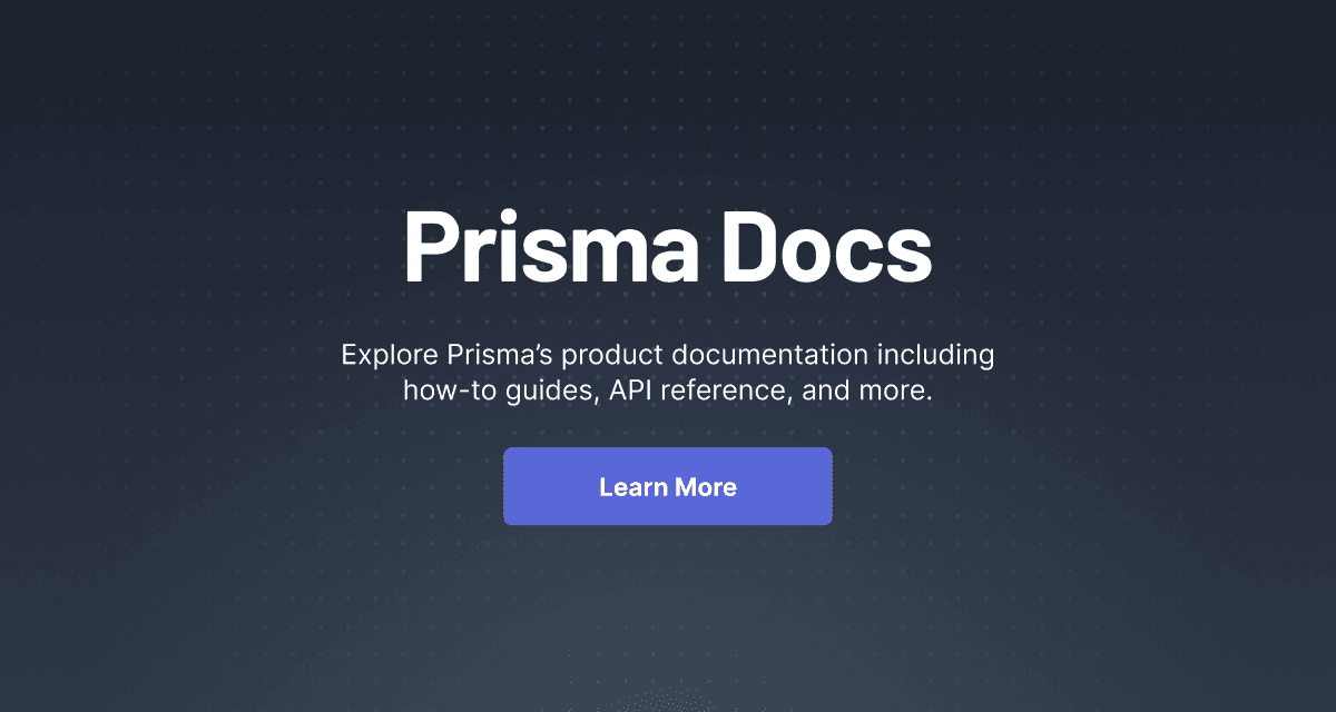 Reference documentation for the prisma config file | Prisma Documen...