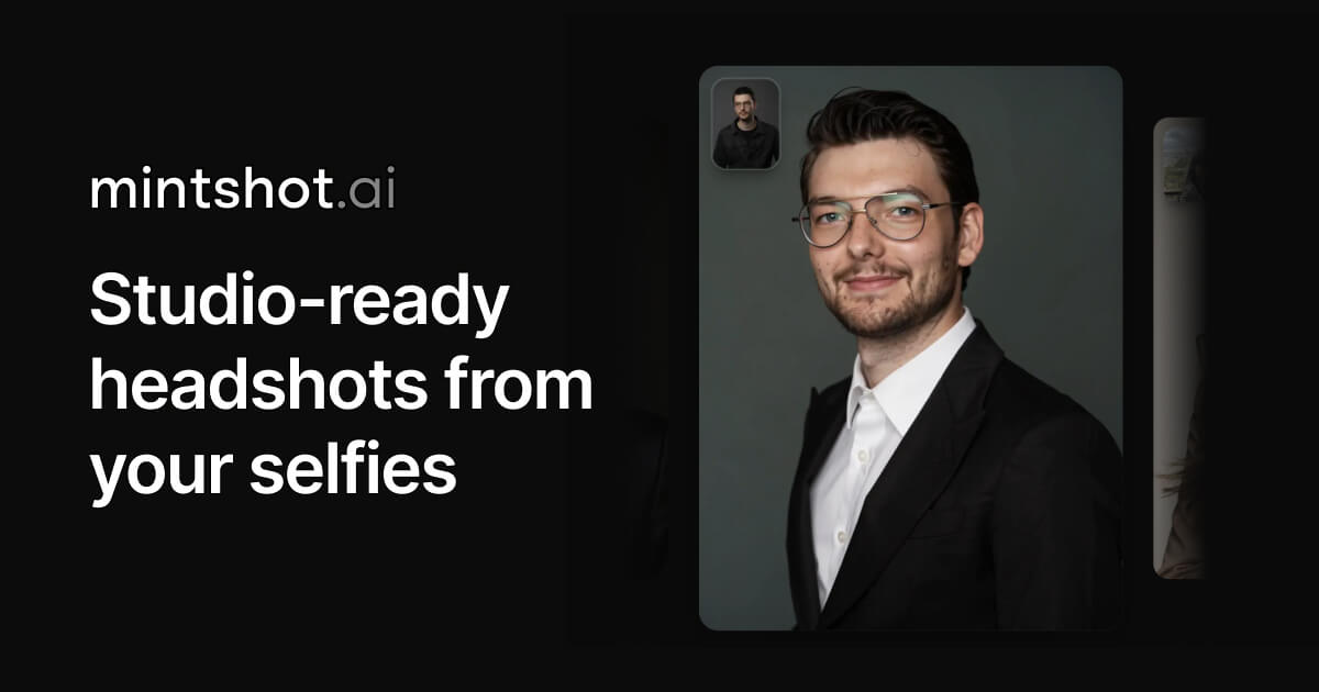 Mintshot - Professional headshots with taste