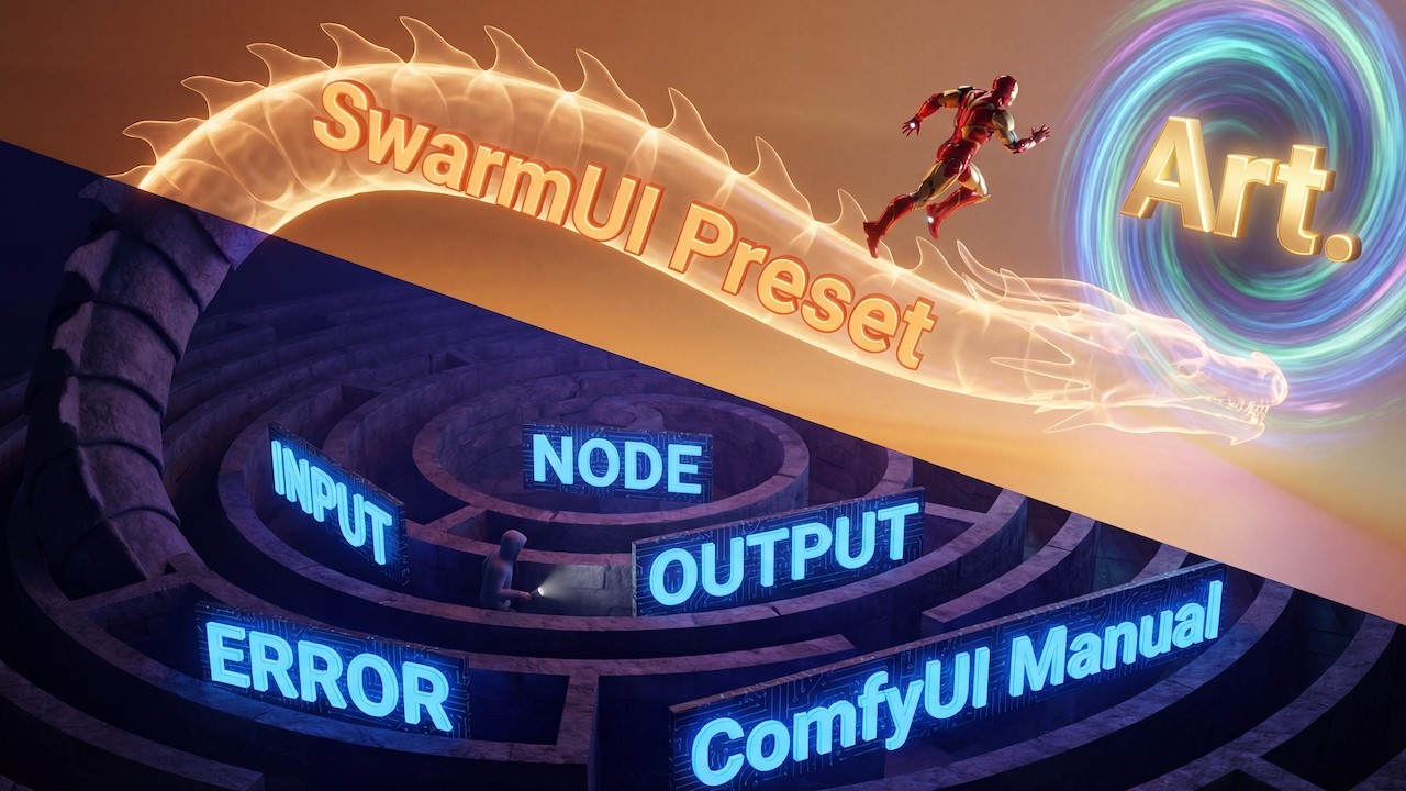 How to Use SwarmUI Presets & Workflows in ComfyUI + Custom Model Pa...