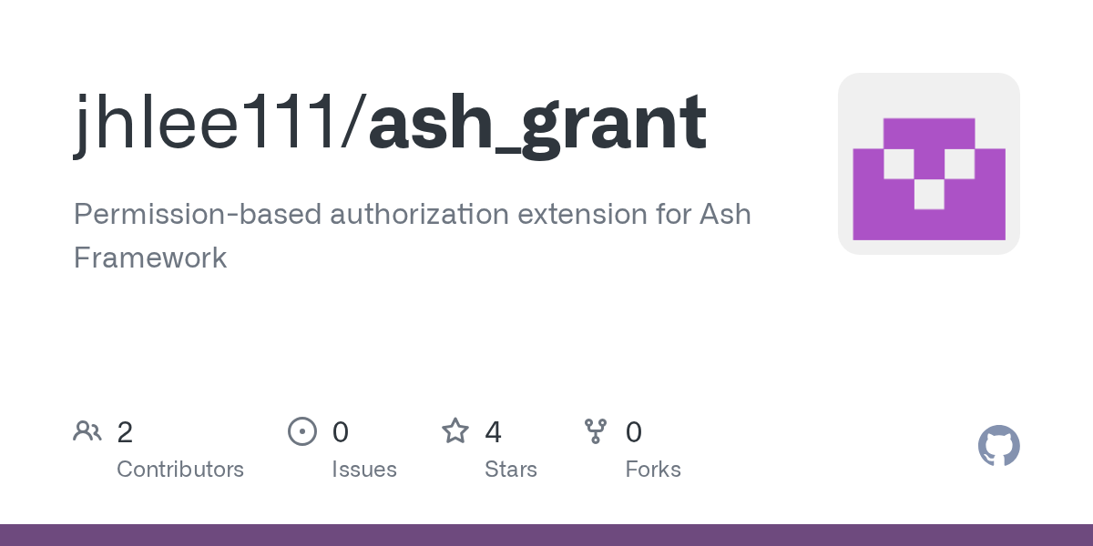 GitHub - jhlee111/ash_grant: Permission-based authorization extensi...