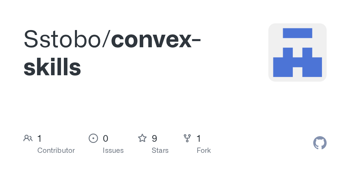 GitHub - Sstobo/convex-skills
