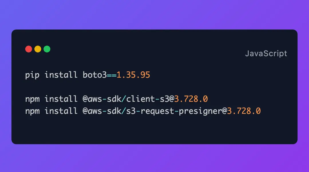 If you've upgraded boto3 or the JavaScript S3 client in the last we...