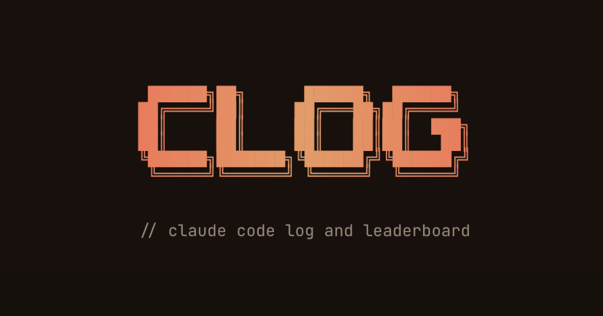 clog - Claude Code Leaderboard