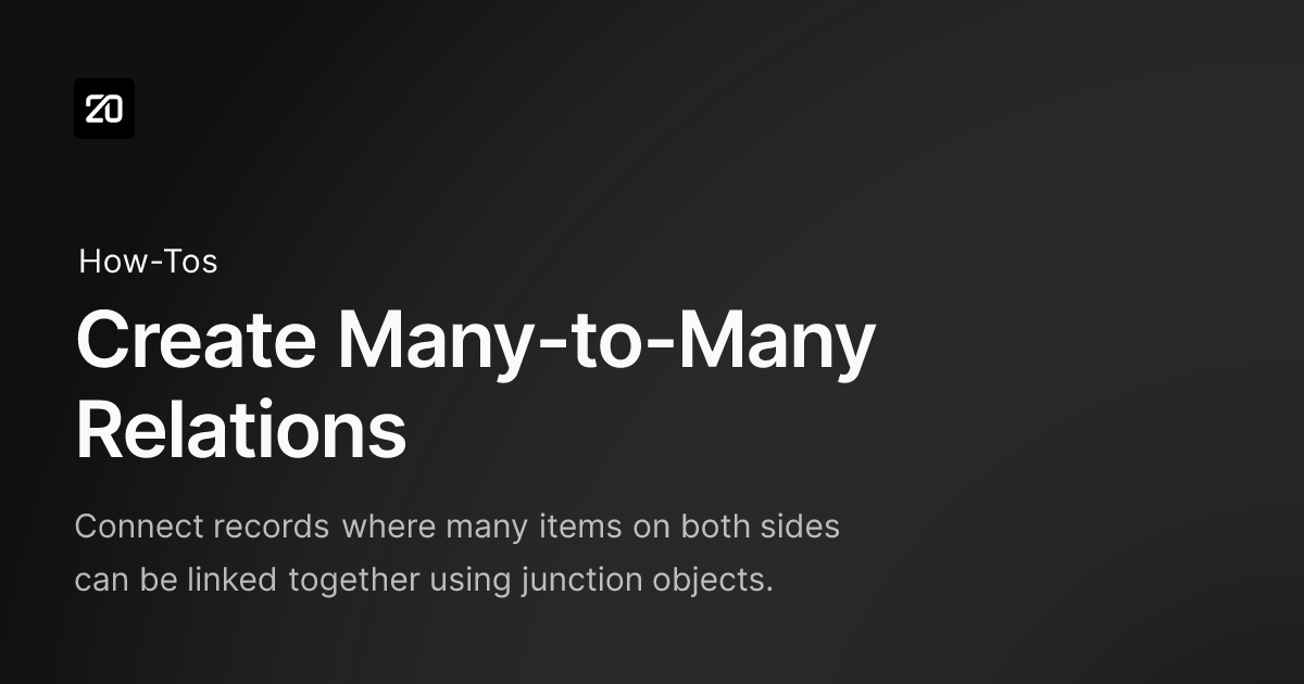 Create Many-to-Many Relations - Twenty Documentation