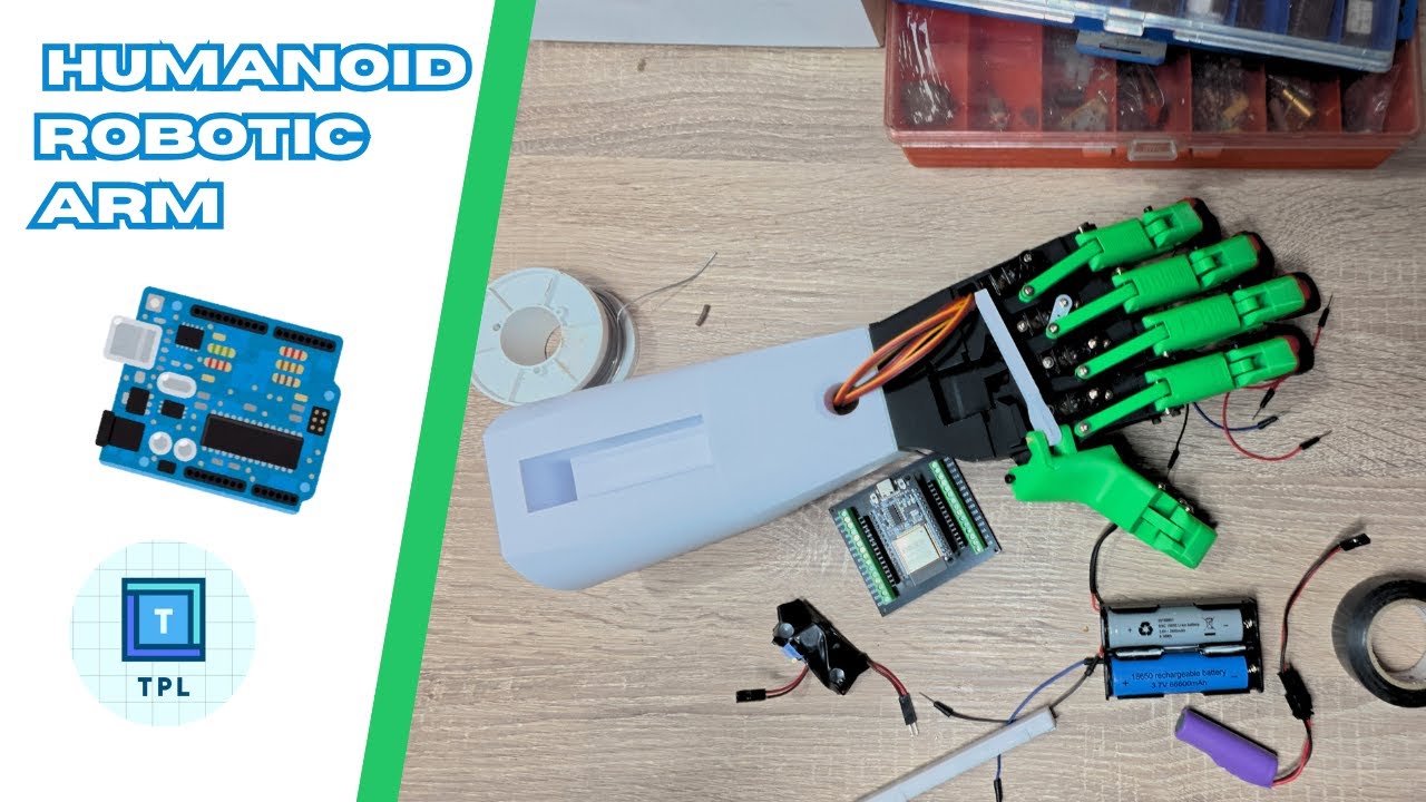 Humanoid Robotic Arm - V0.1 Motion Test