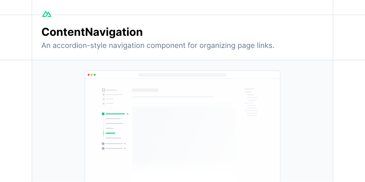 Vue ContentNavigation Component - Nuxt UI
