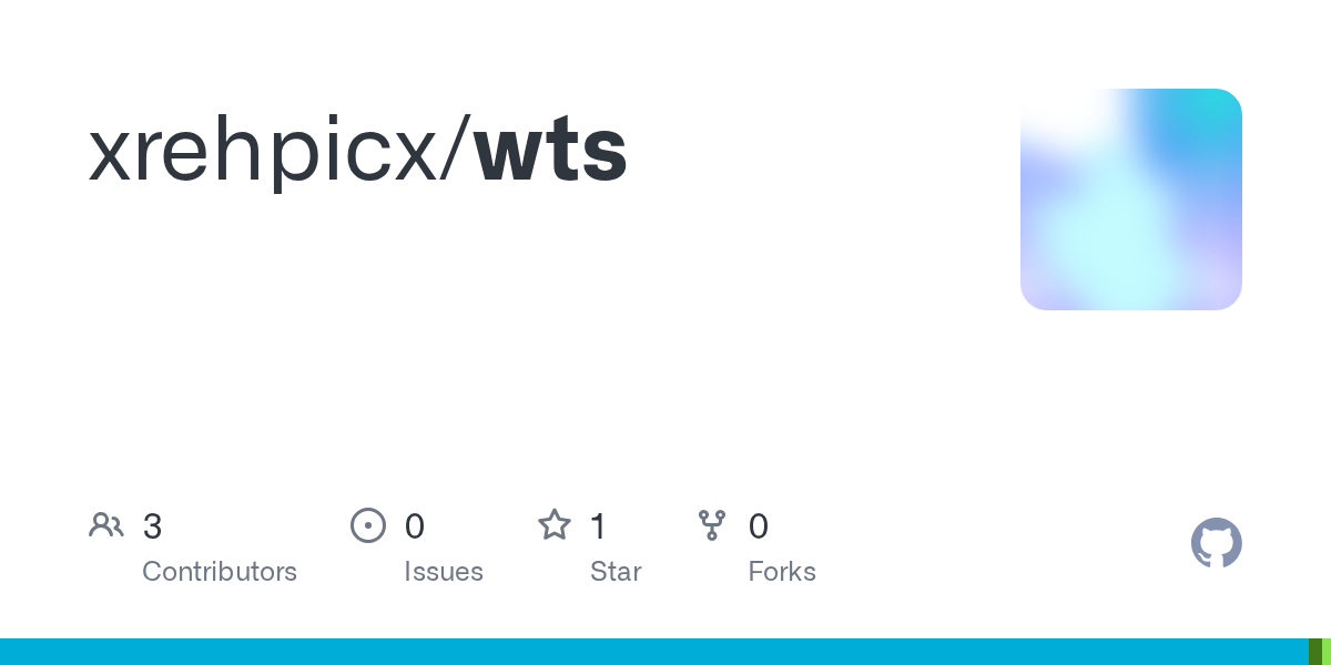 GitHub - xrehpicx/wts