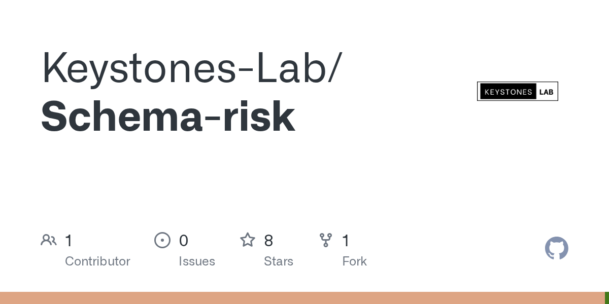 GitHub - Keystones-Lab/Schema-risk